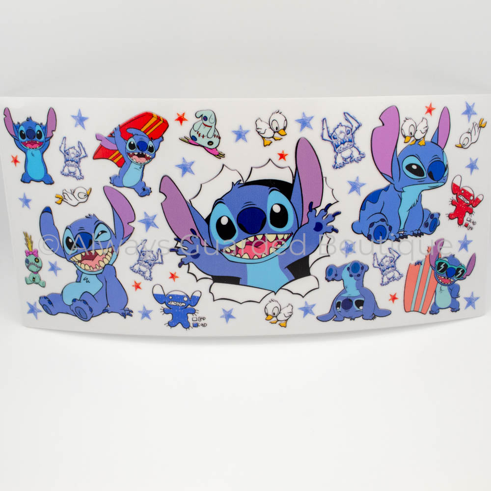 Blue Aliens Adventure Print