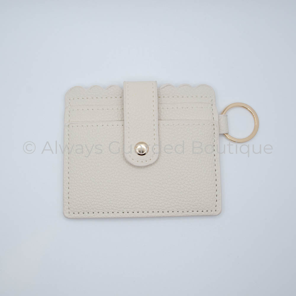 Creme Card Holder Wallet