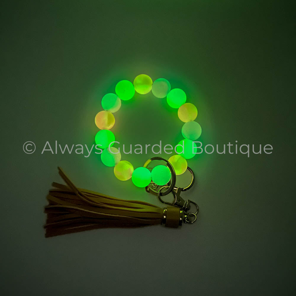 Glow Baby Bead Wristlet Glowing