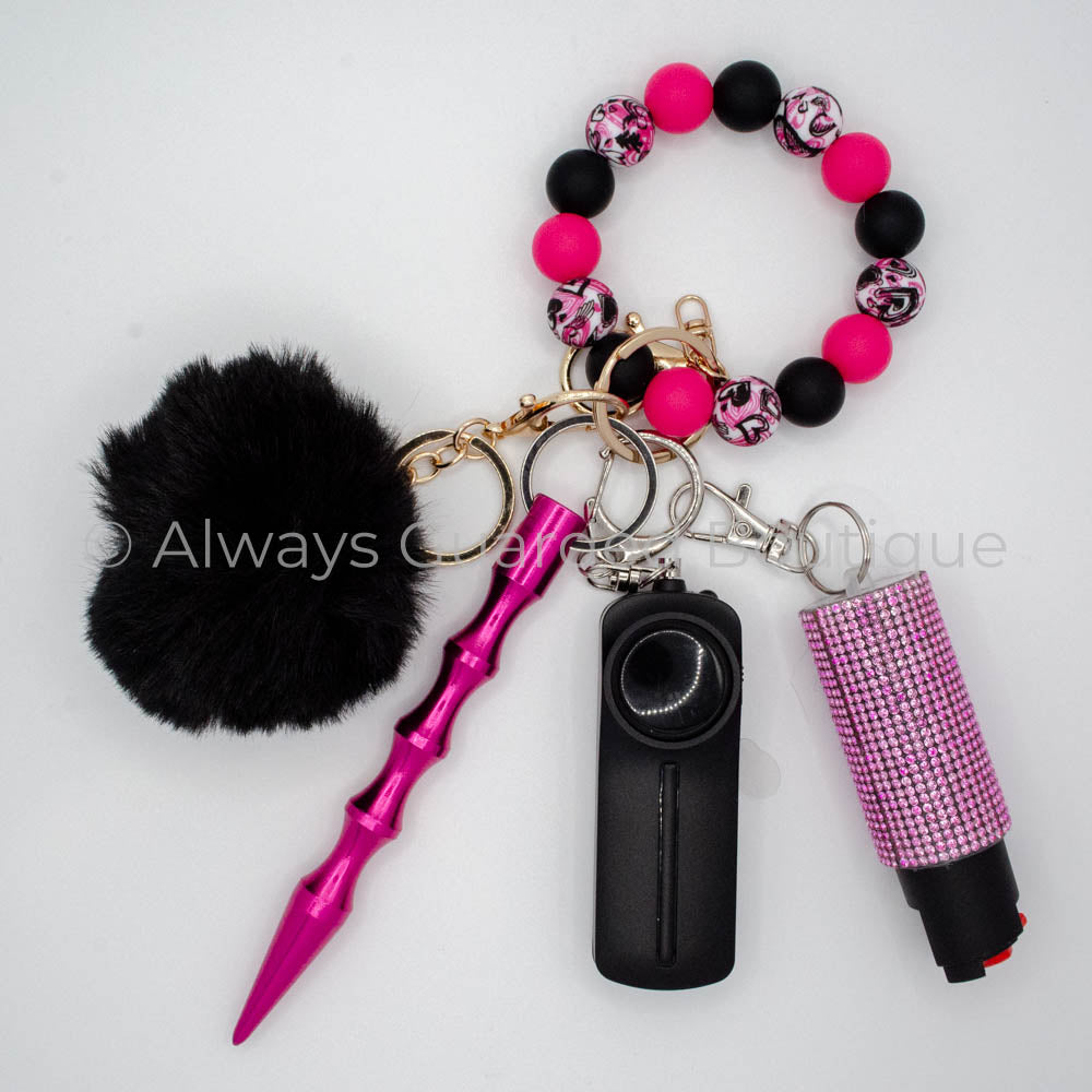 Love Rocks Safety Keychain with Optional Pepper Spray