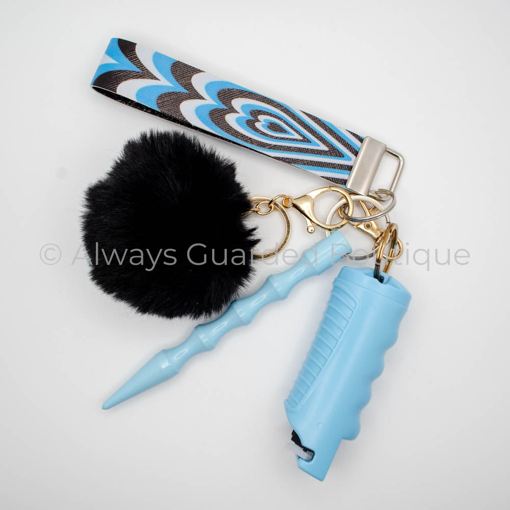 Valentine's Promo Midnight Kisses Keychain with Pepper Spray