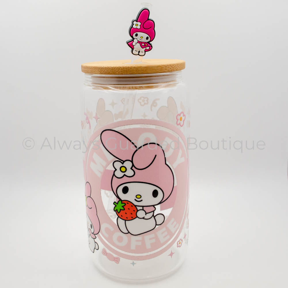 My Melody Bliss 16oz Glass Tumbler