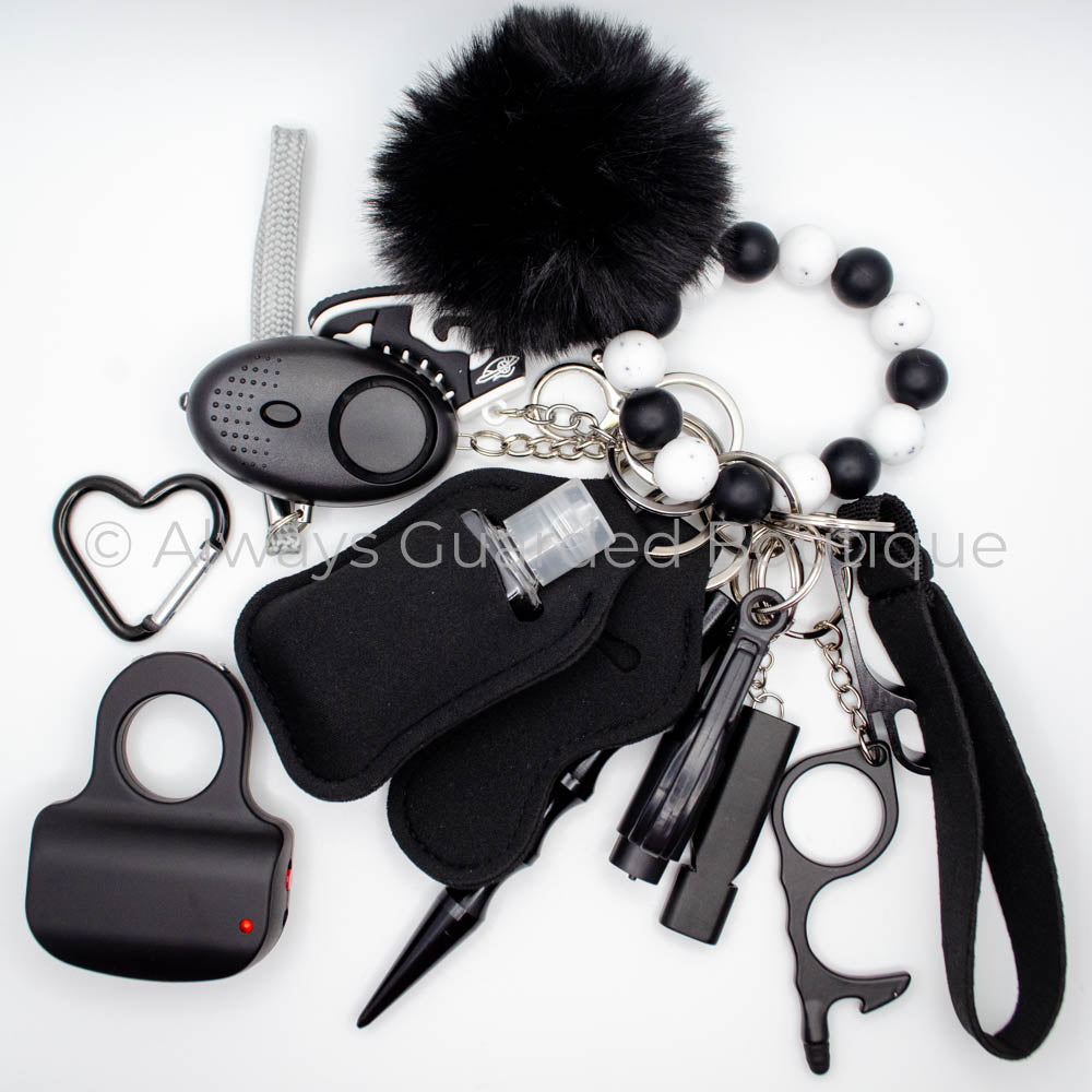 Panda 16 Piece Safety Keychain Without Pepper Spray