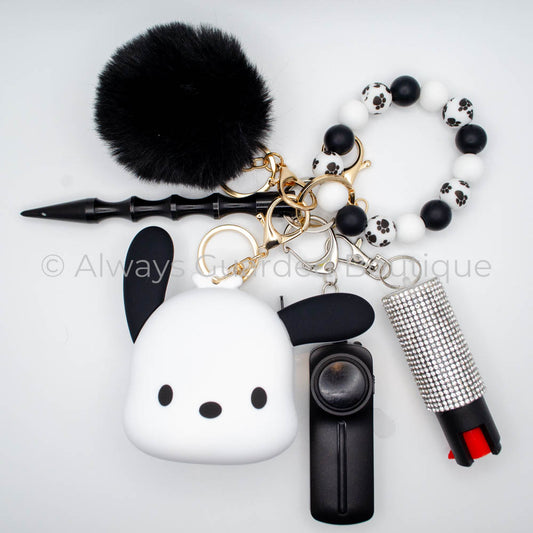 Pochacco Safety Keychain With Optional Pepper Spray