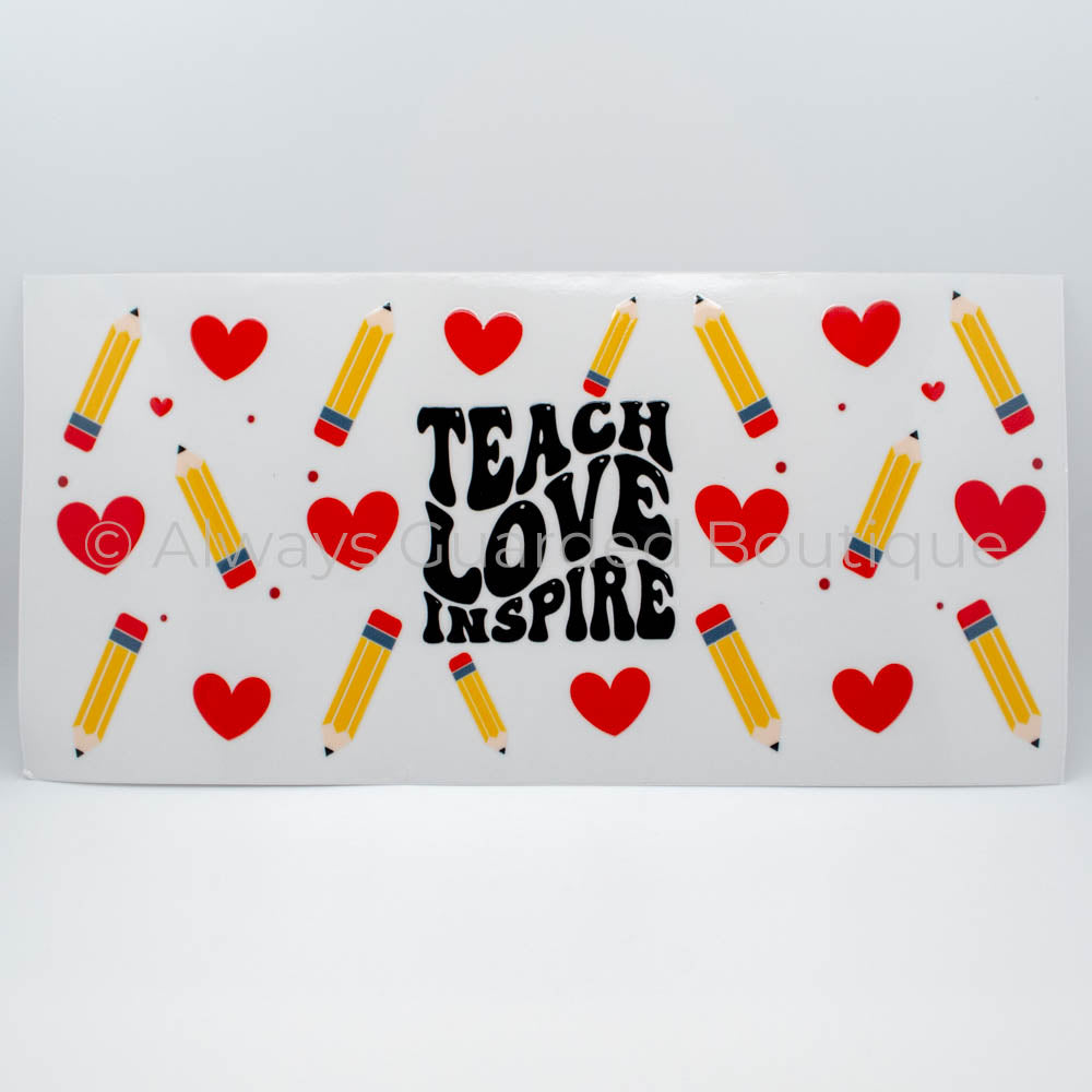 Inspirational Elegance Teach Love Inspire Print