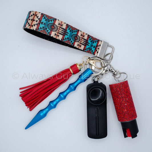 Dreamcatcher Safety Keychain with Optional Pepper Spray