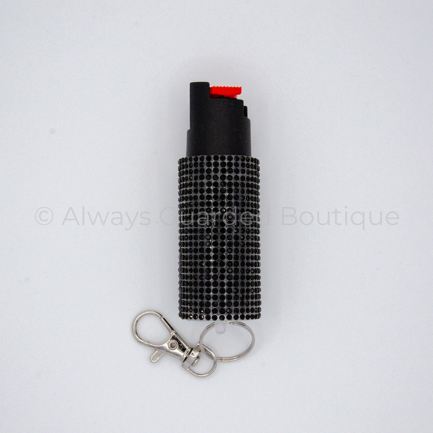 Black Rhinestone Pepper Spray