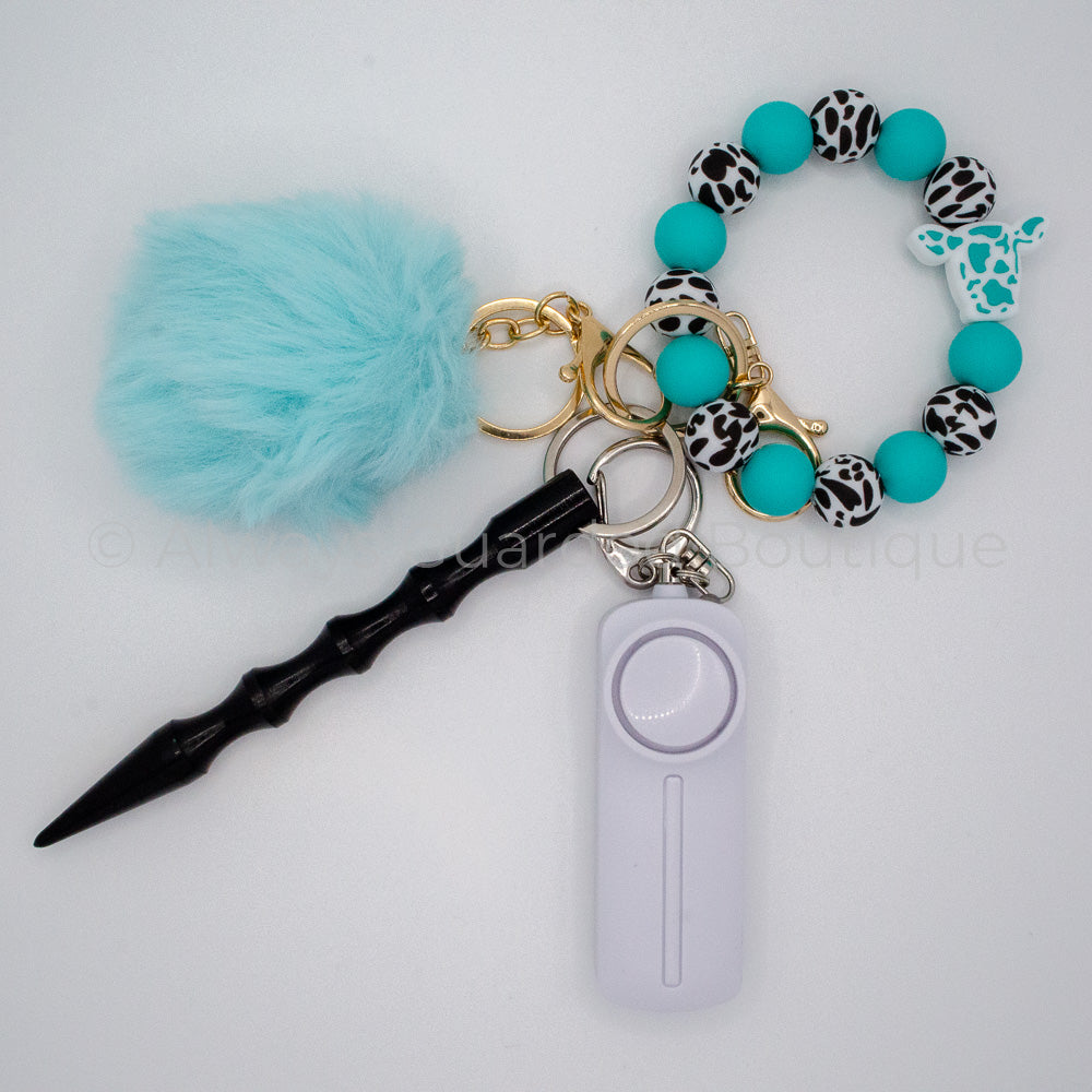 Blueberry Milk Safety Keychain No Pepper Spray