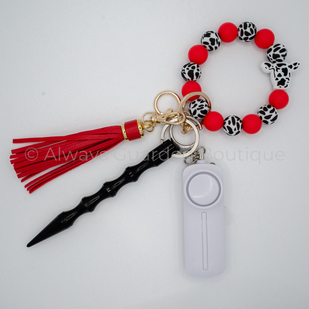 Cherry Milk Safety Keychain No Pepper Spray