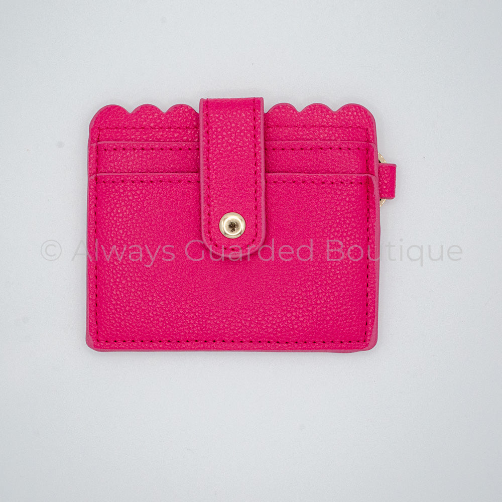 Hot Pink Card Holder Wallet