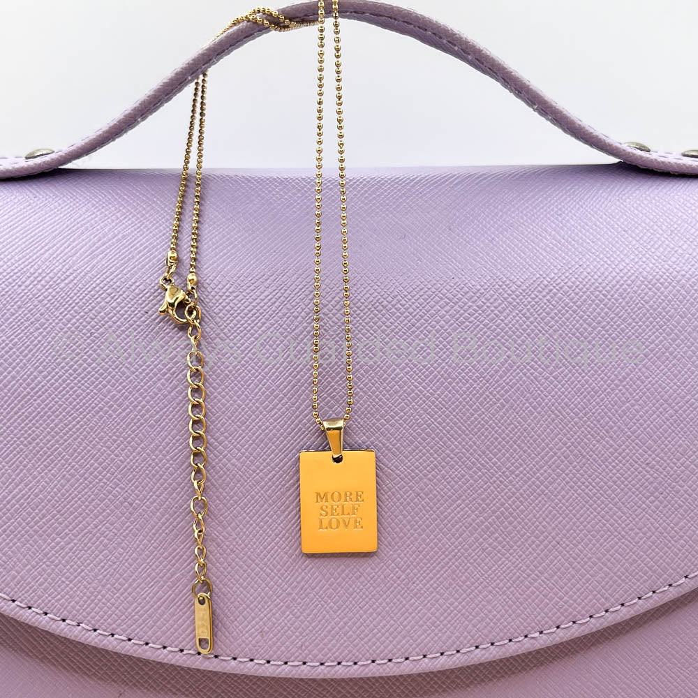 More, Self, Love Necklace