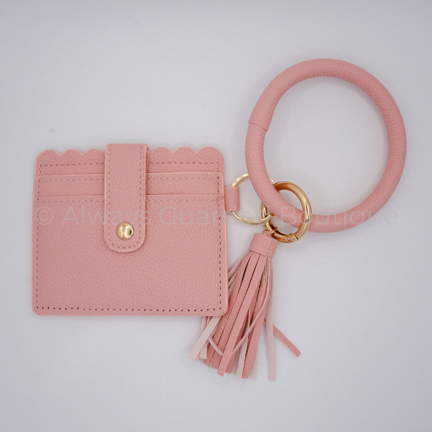 Peach Bangle Wristlet Wallet