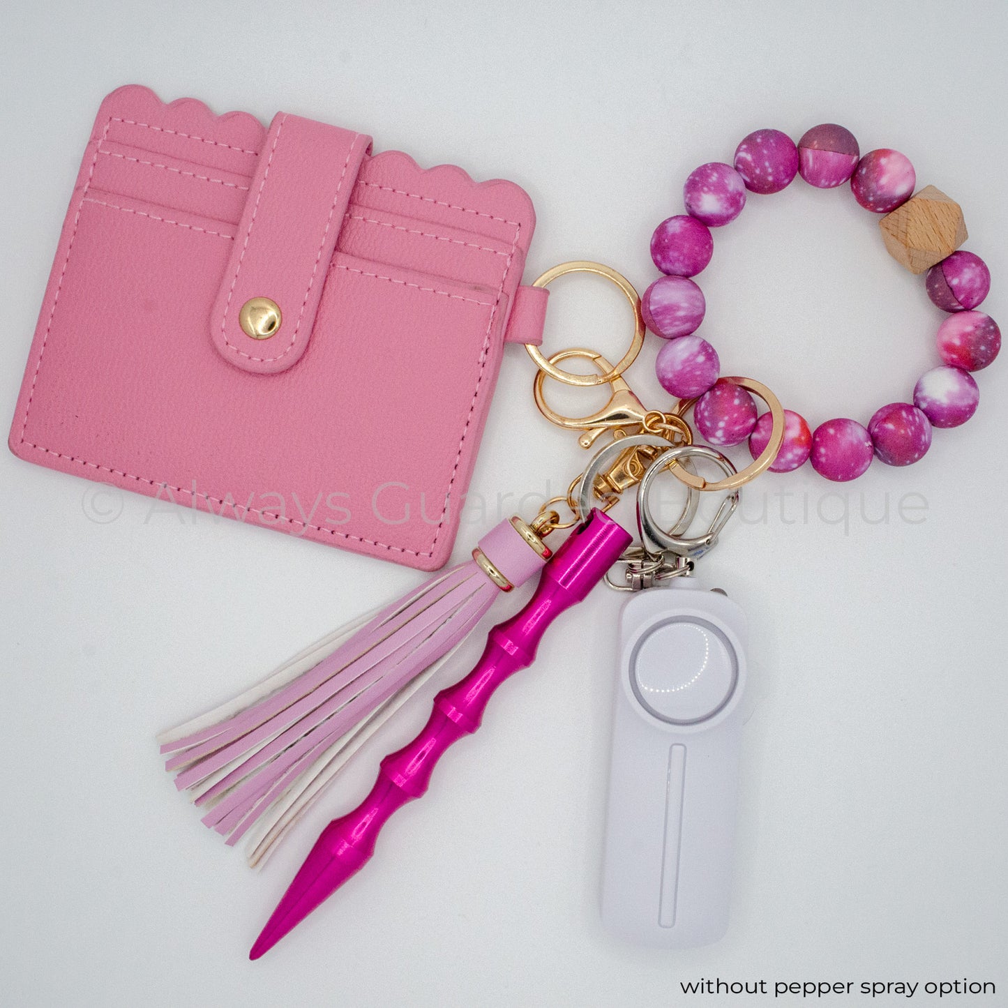 Pink Galaxy Galactic Safety Keychain