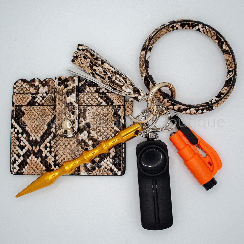 Python Bangle Keychain without Pepper Spray