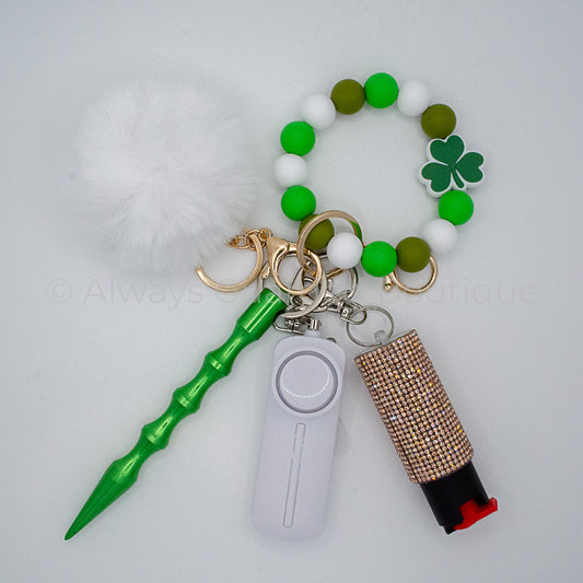 She So Lucky Safety Keychain with Optional Pepper Spray