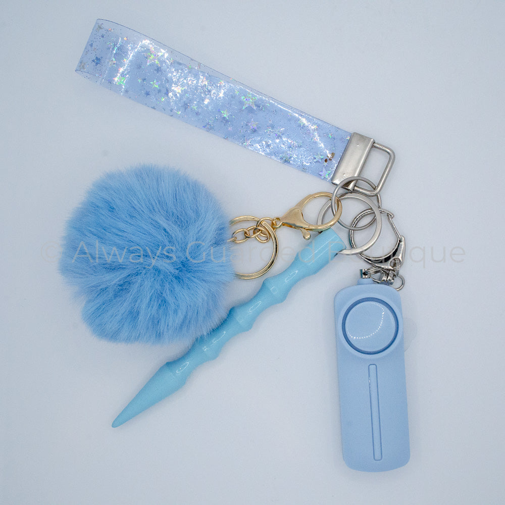 Sky Stars Twinkle Jelly Safety Keychain without Pepper Spray
