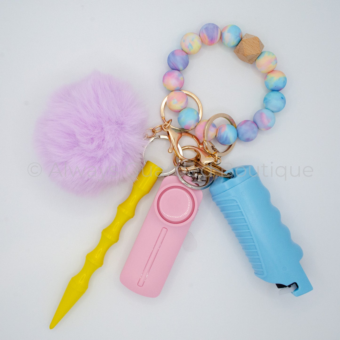 Unicorn Essential Keychain with Pepper Spray