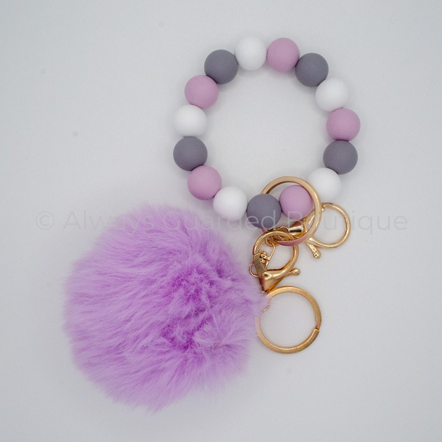 Violet Princess Bead Wristlet