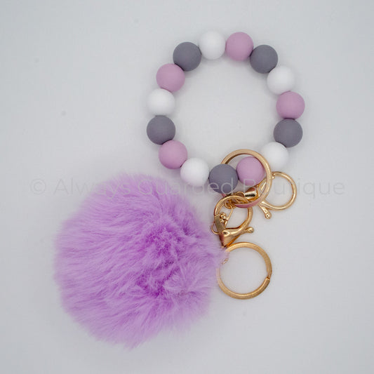 Violet Princess Bead Wristlet