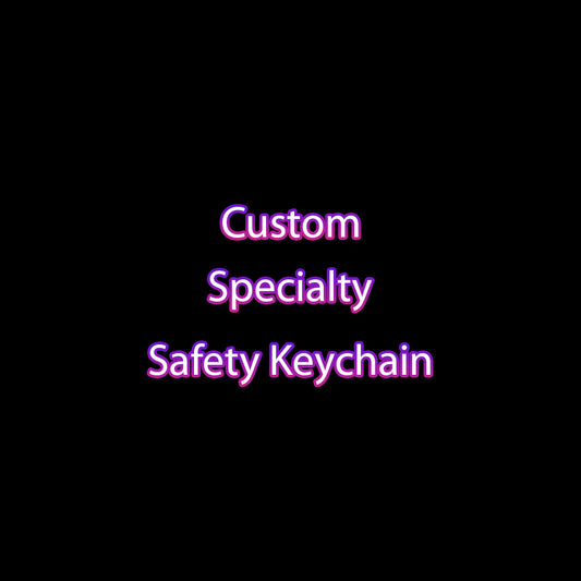 Custom Specialty Safety Keychain