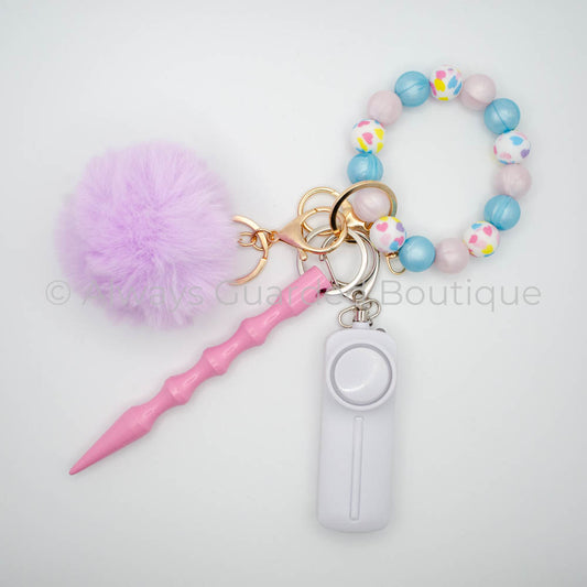 Candied Hearts Safety Keychain without Pepper Spray