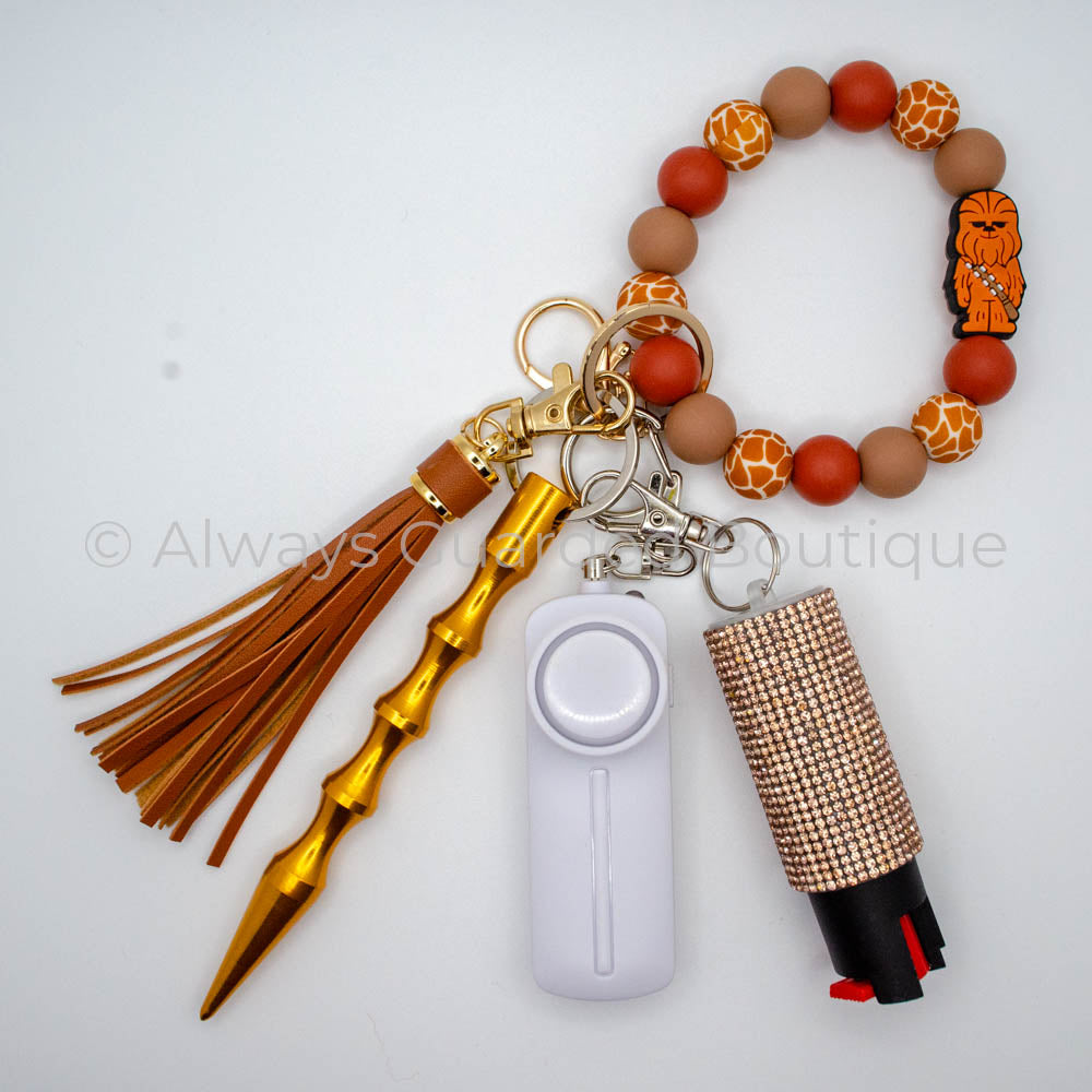 Chewbacca Safety Keychain with Optional Pepper Spray