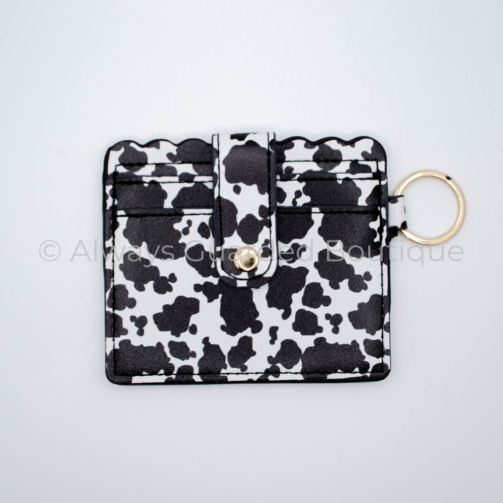 Cow Card Holder Wallet