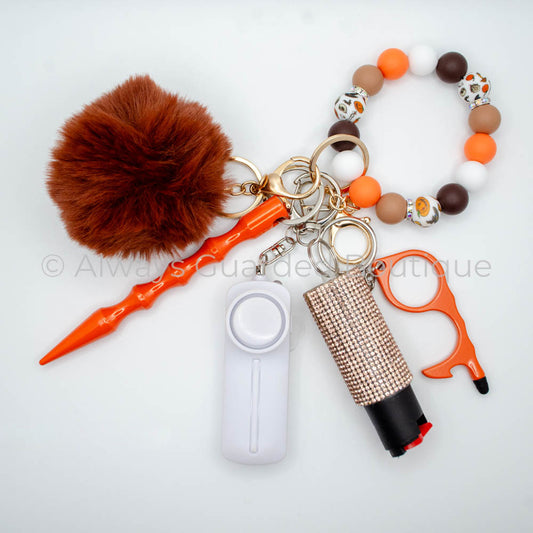 Creepy Cute Halloween Safety Keychain with Optional Pepper Spray