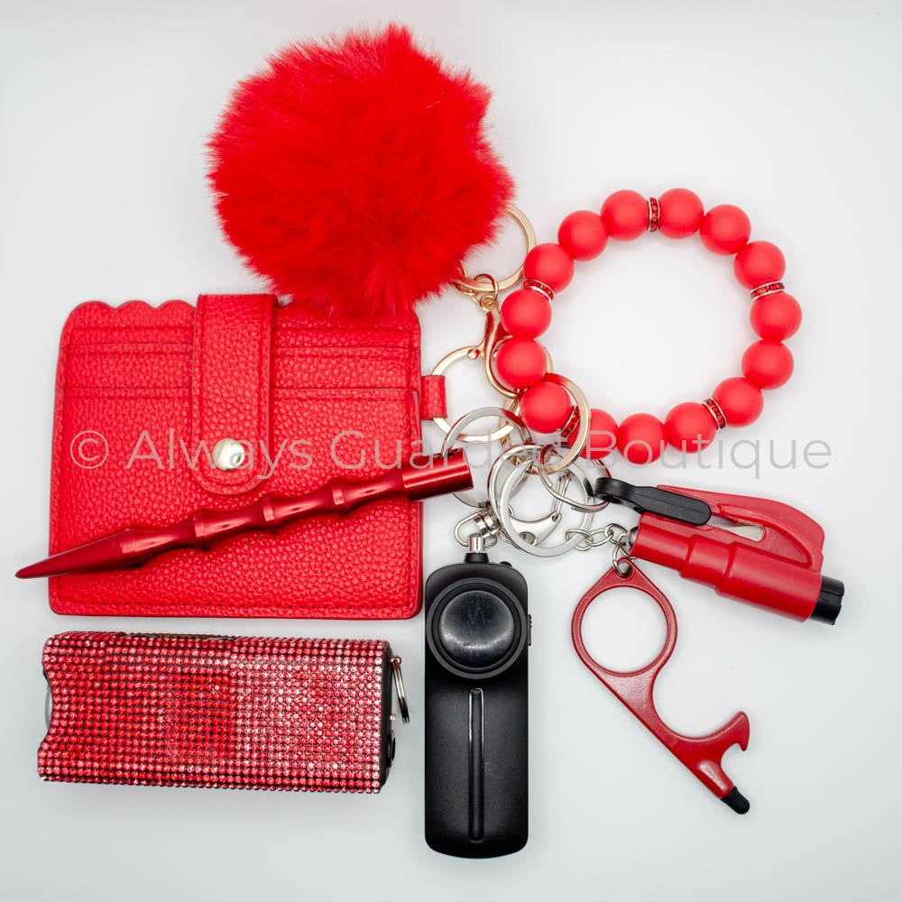 Crimson Guardian Safety Keychain without Pepper Spray