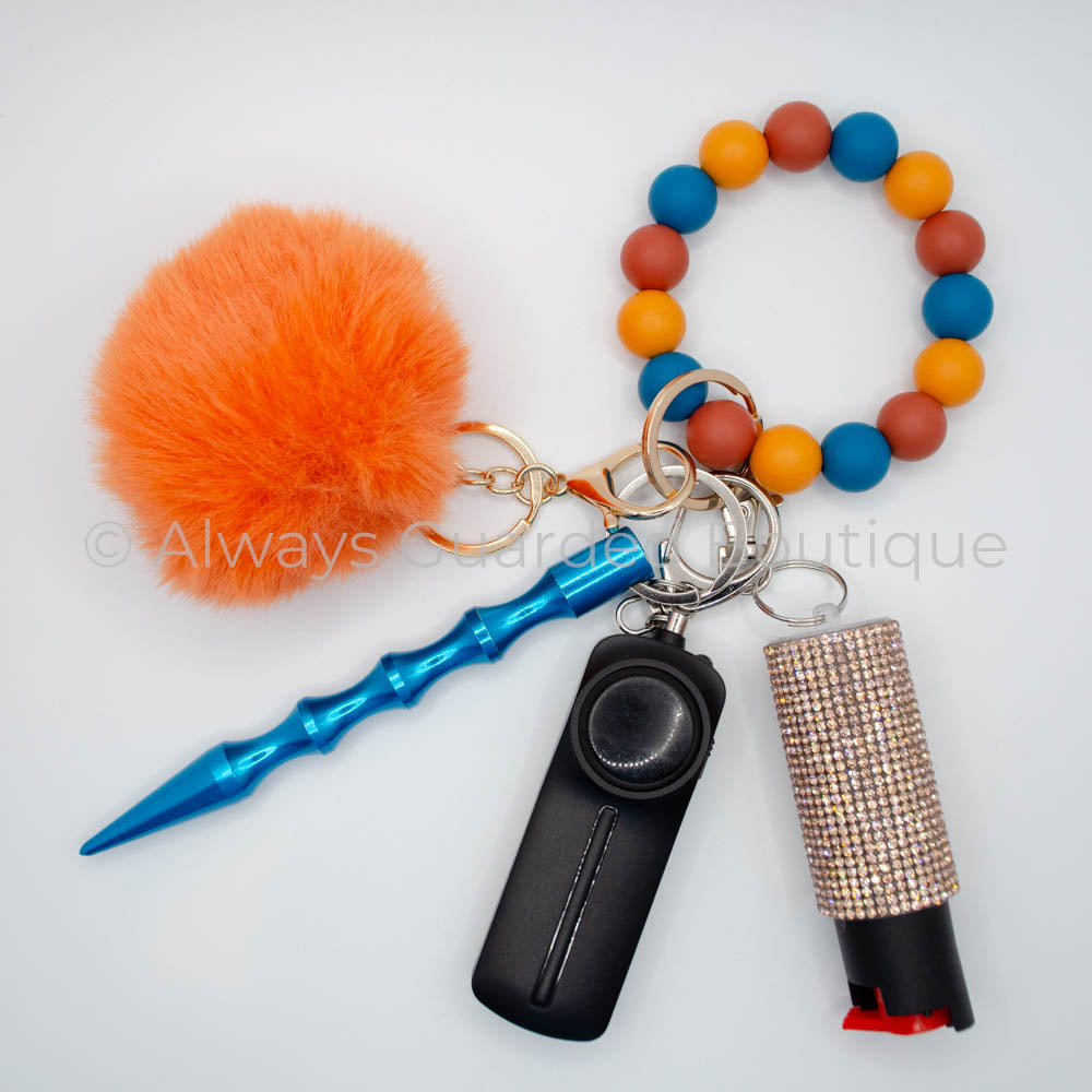 Crispy Apple Autumn Keychain with Optional Pepper Spray