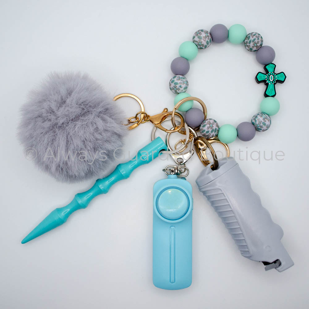 MInt Celtic Cross Faith Based Safety Keychain with Optional Pepper Spray