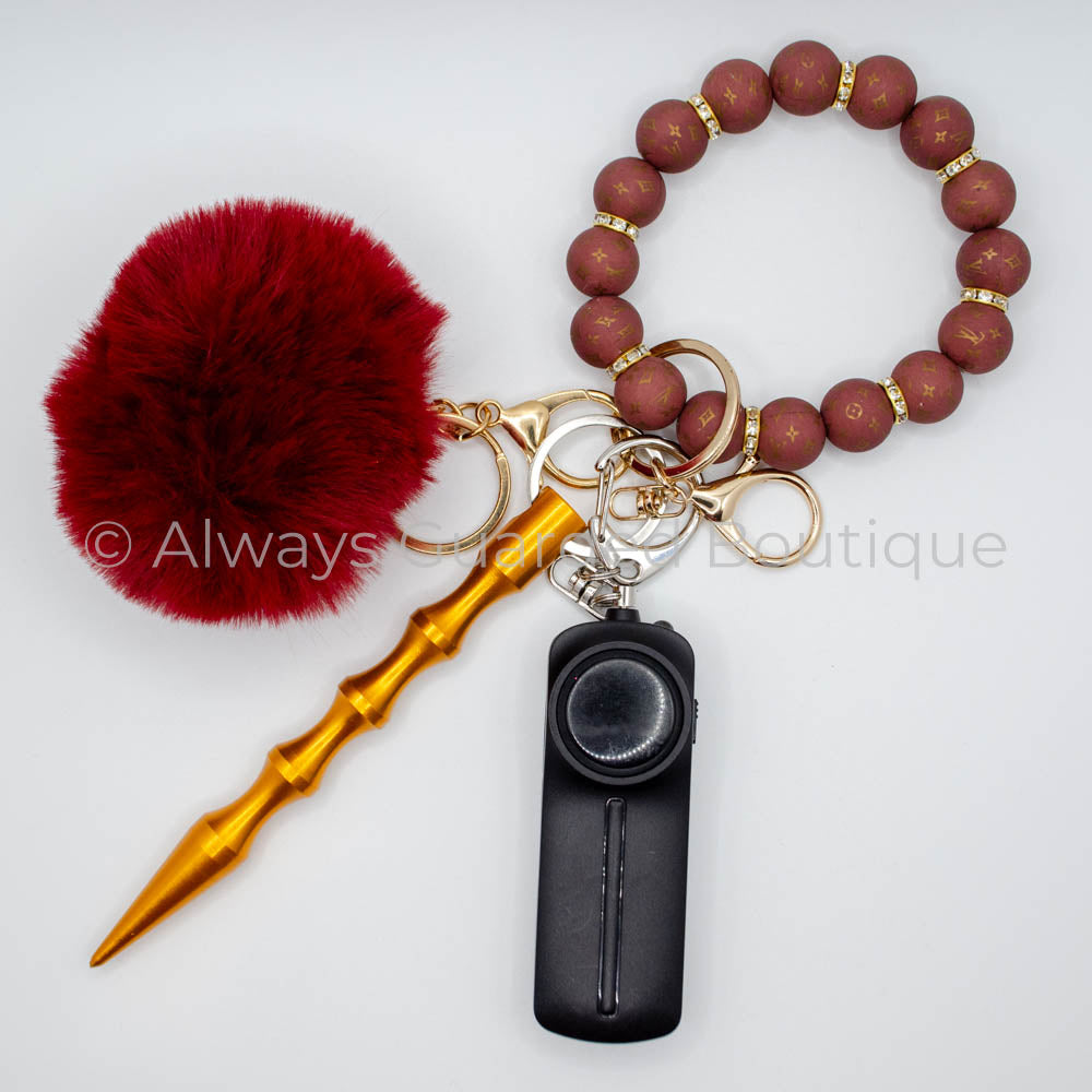 Gold Luxury Safety Keychain without Pepper Spray