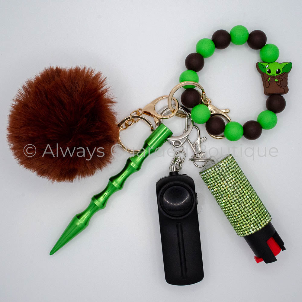 Grogu Safety Keychain with Optional Pepper Spray