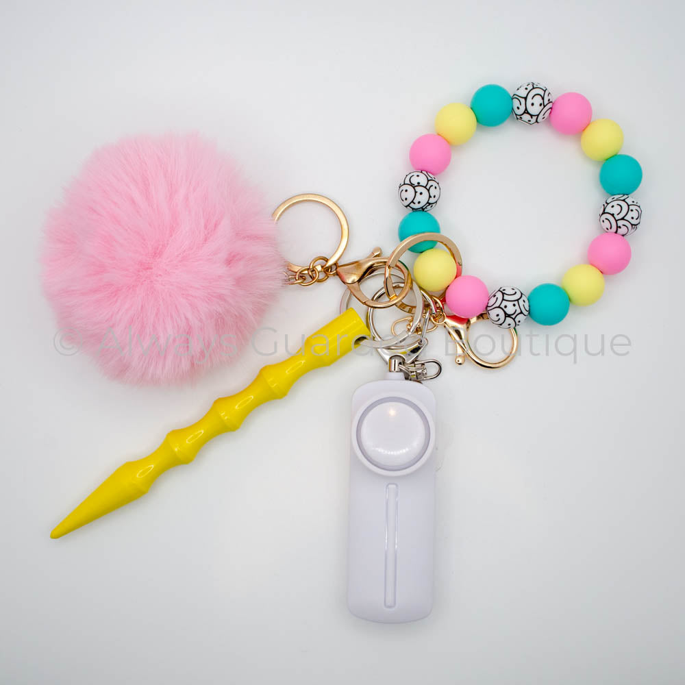 Happy Easter Eggs Safety Keychain Without Pepper Spray