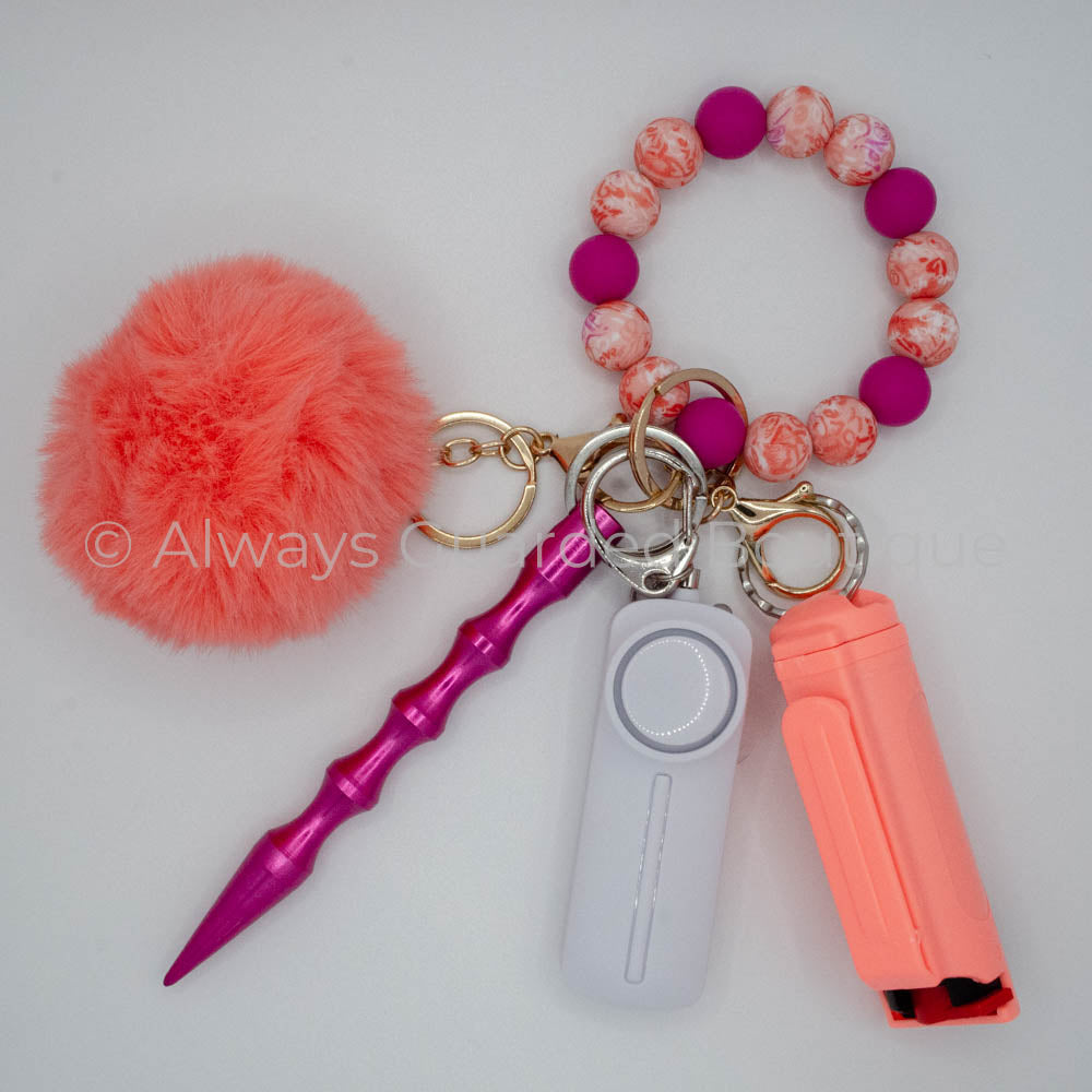 I Love You Safety Keychain with Optional Pepper Spray