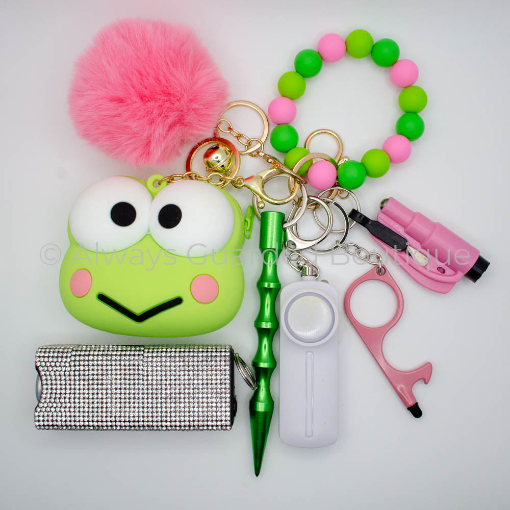 Keroppi Full Guarded Safety Keychain without Pepper Spray