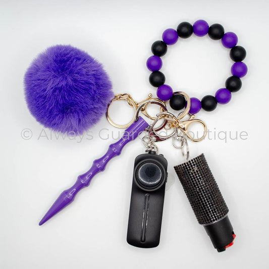 Kooky Spooky Halloween Safety Keychain with Optional Pepper Spray