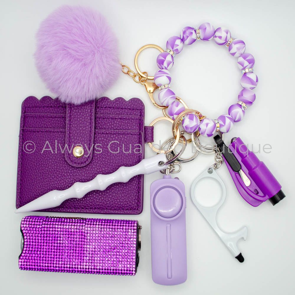 Lavender Prism Safety Keychain without Pepper Spray