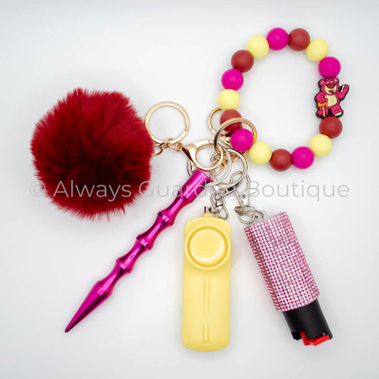 Lots-O-Love Safety Keychain with Optional Pepper Spray
