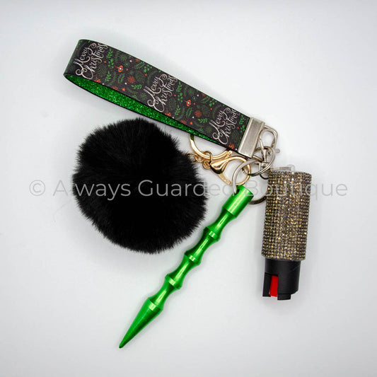 Merry Christmas Guardian Safety Keychain - with Pepper Spray