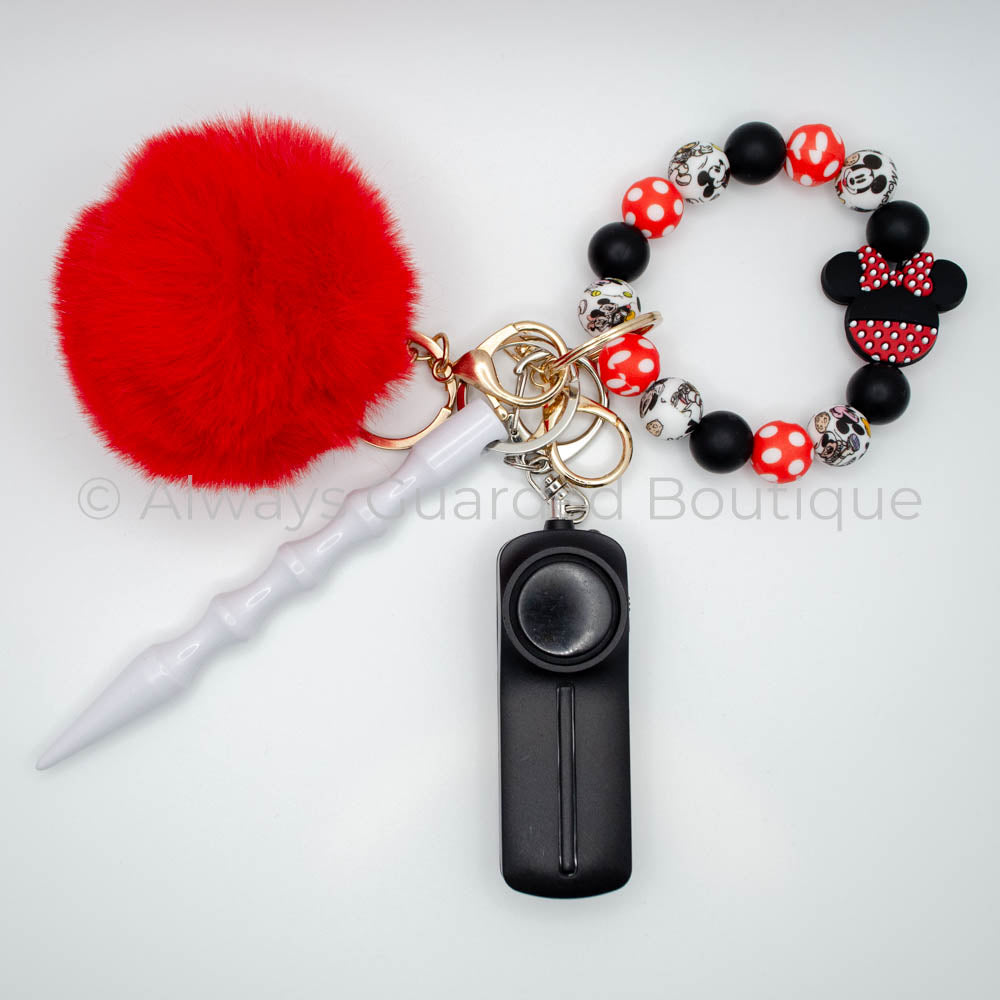 Red Minnie Specialty Keychain without Pepper Spray