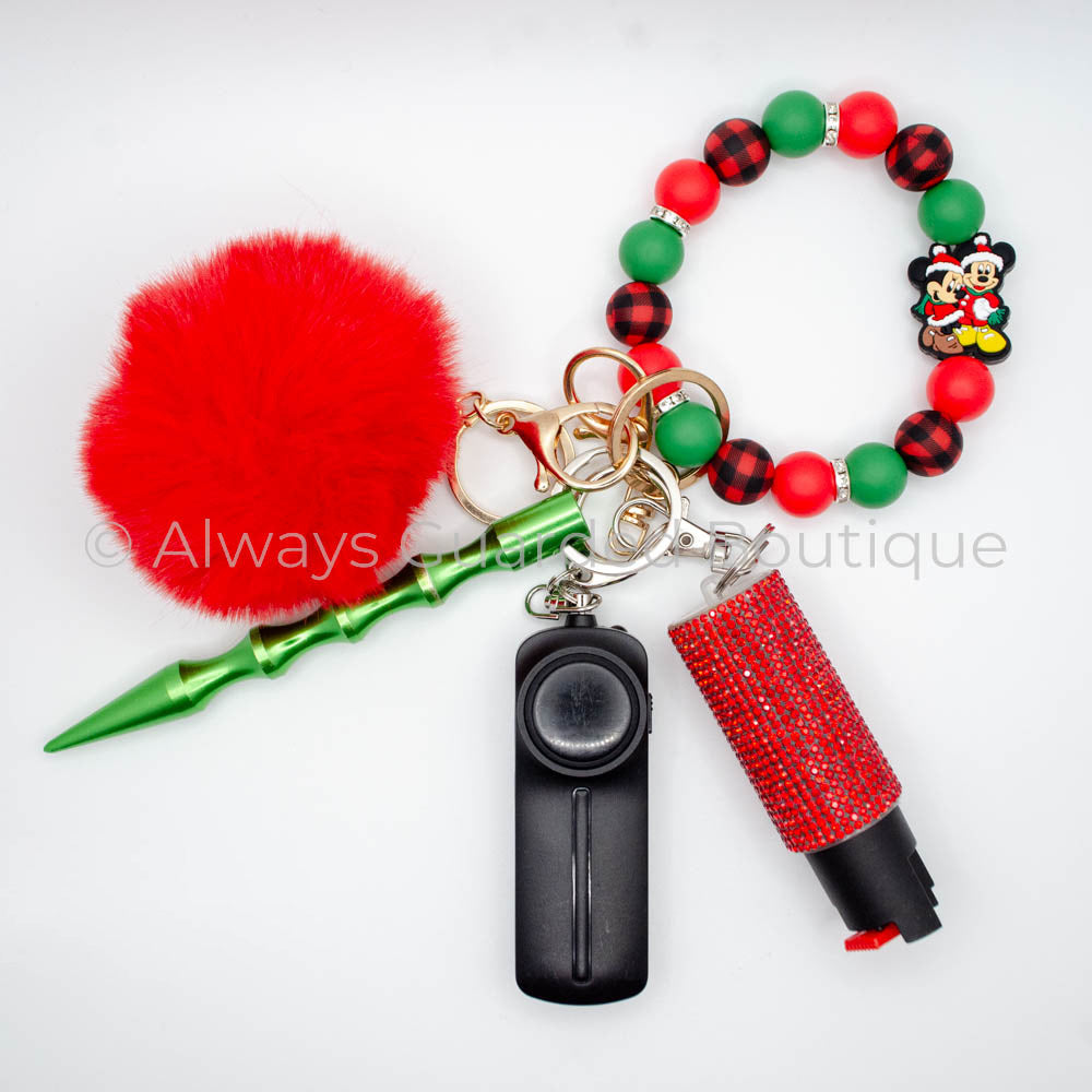 Mouse Duo Safety Keychain with Optional Pepper Spray