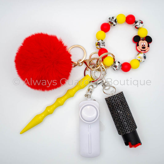 Mousey Safety Keychain with Optional Pepper Spray