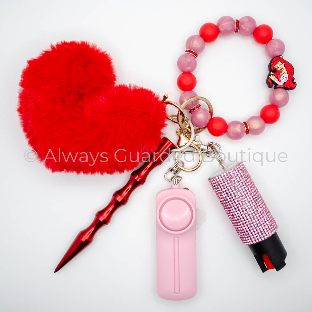 Ocean Princess Safety Keychain With Optional Pepper Spray