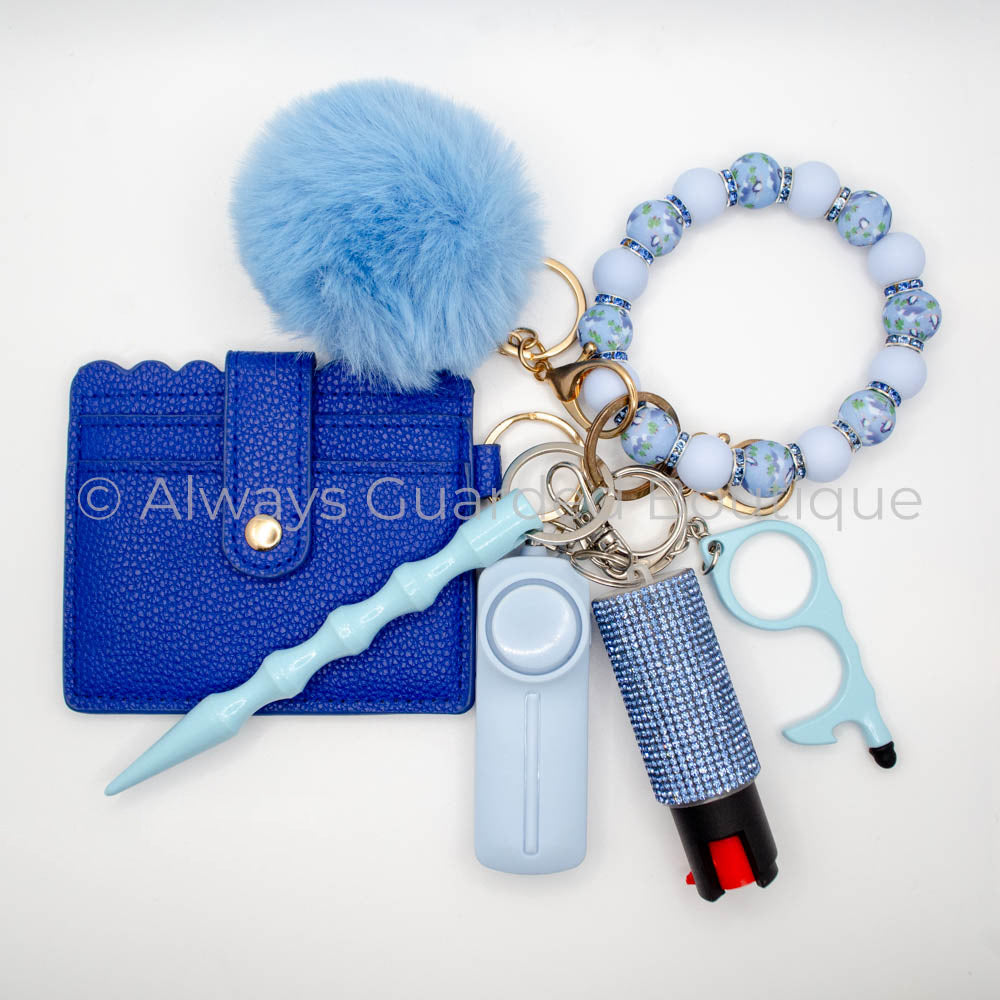 Penguin Wonderland Safety Keychain with Optional Pepper Spray