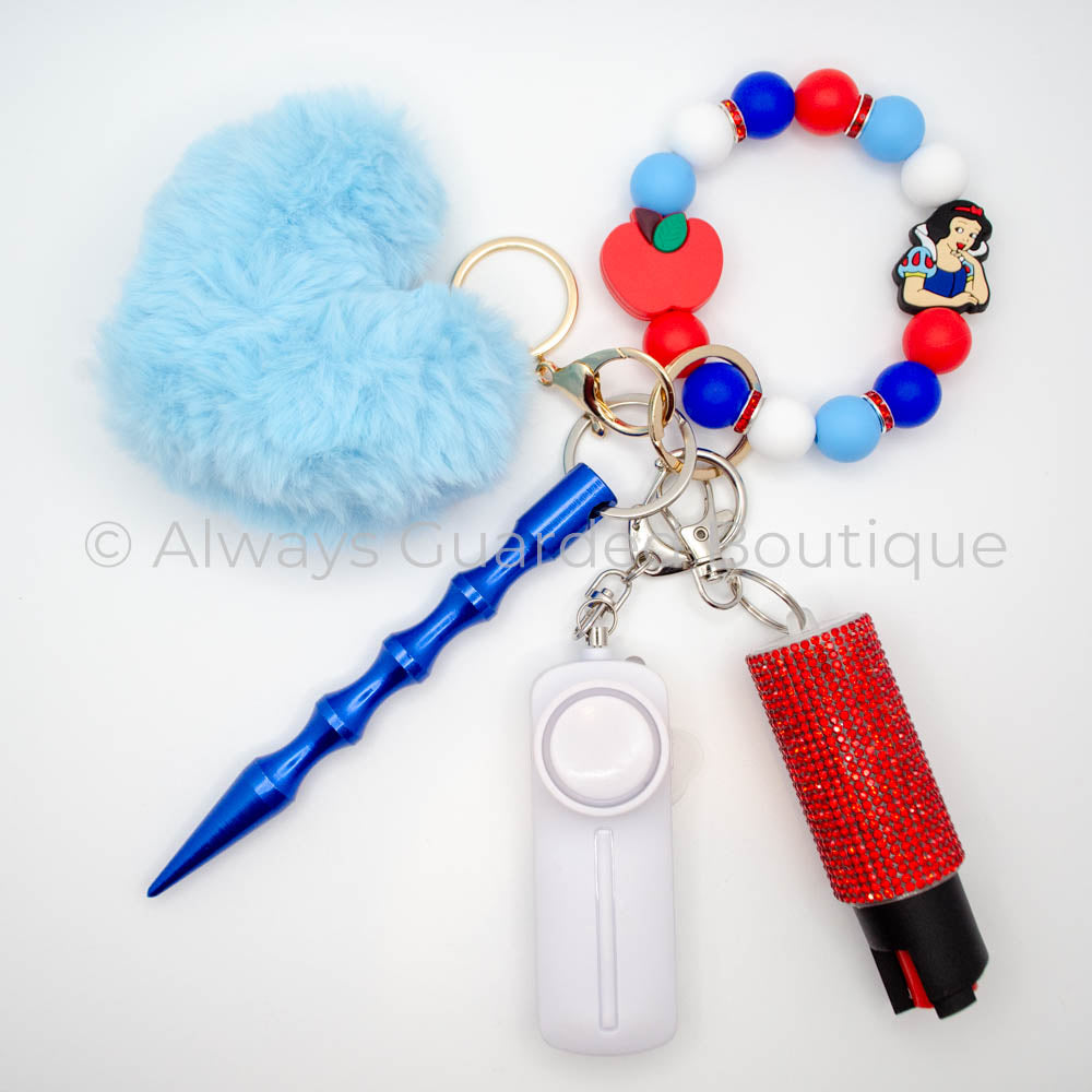 Poisoned Apple Safety Keychain With Optional Pepper Spray