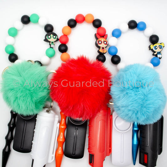 Powerpuffs Safety Keychains