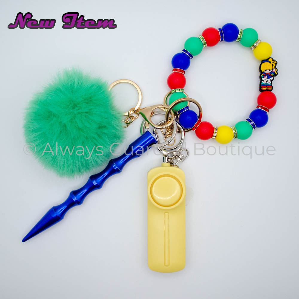 Rainbow Brite Safety Keychain without Pepper Spray