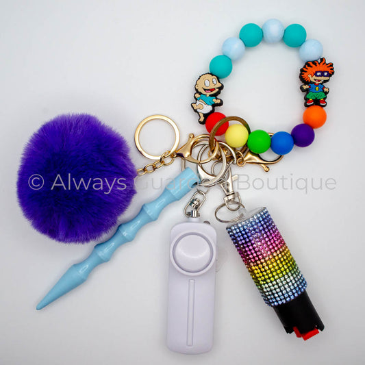 Rugrats Safety Keychain with Optional Pepper Spray