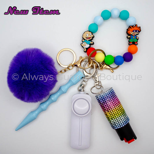 Rugrats Safety Keychain with Optional Pepper Spray